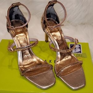 Ted Baker London Triple Strap Heels NWOT
